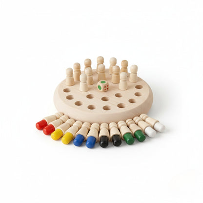 Wooden Memory Match Stick Chess Game